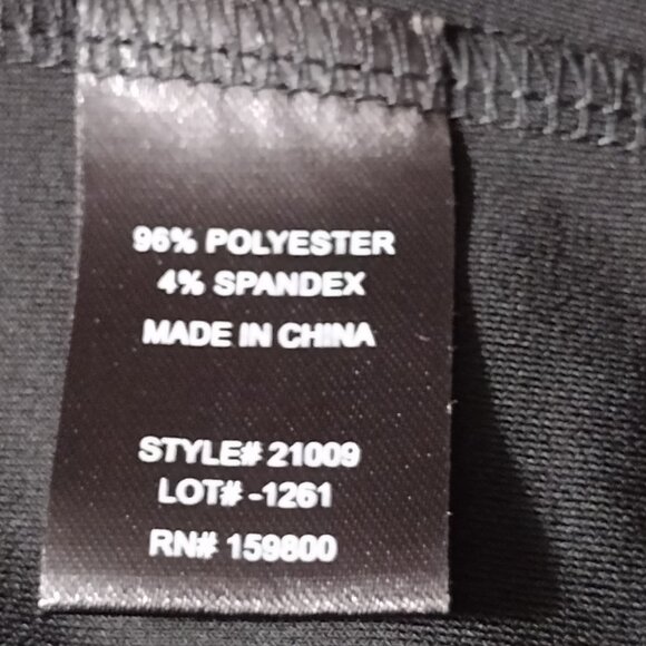 Antthony: 2-pc Flounce Sleeve Straight Leg Pant Set, Size 2X, Black - Picture 12 of 12